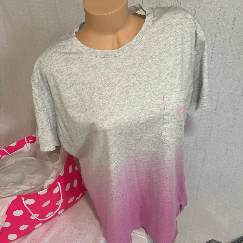 NWT VS PINK EXTRA LARGE CAMPUS TEE - Picture 9 of 10